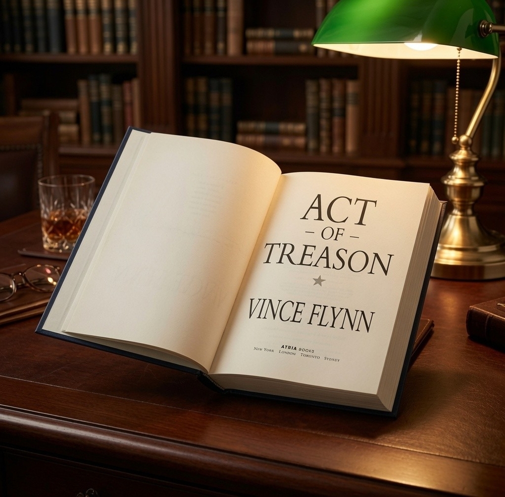 Act of Treason by Vince Flynn Mitch Rapp 2006 1st Ed HC No DJ VG